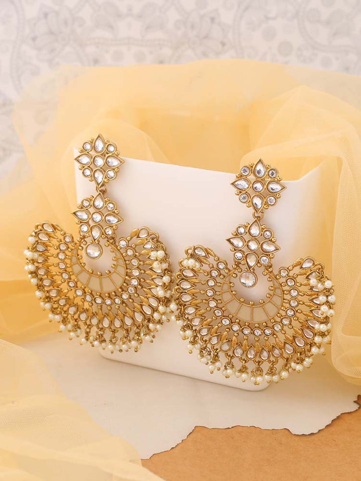 Golden Chakra Chandbalis