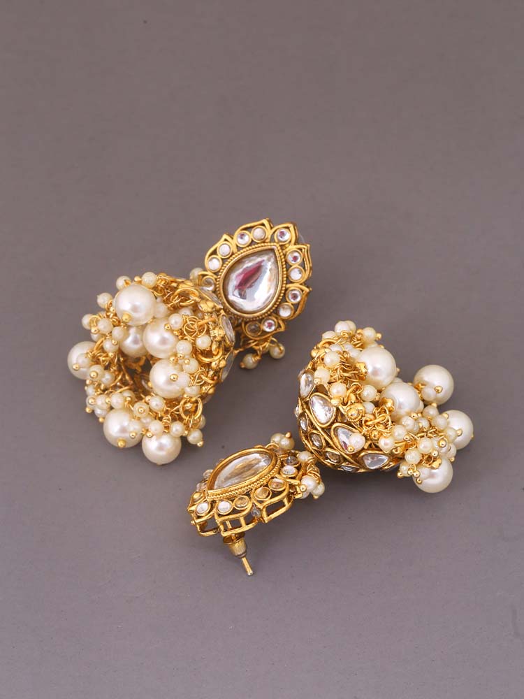 Ivory Shree Jhumkis