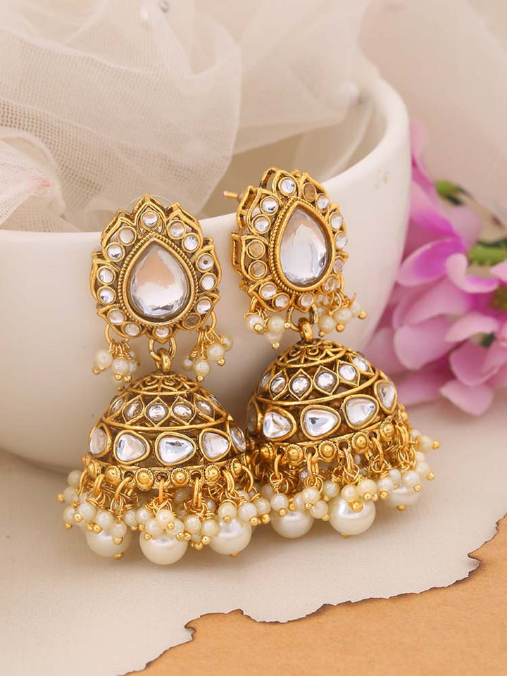 Ivory Shree Jhumkis