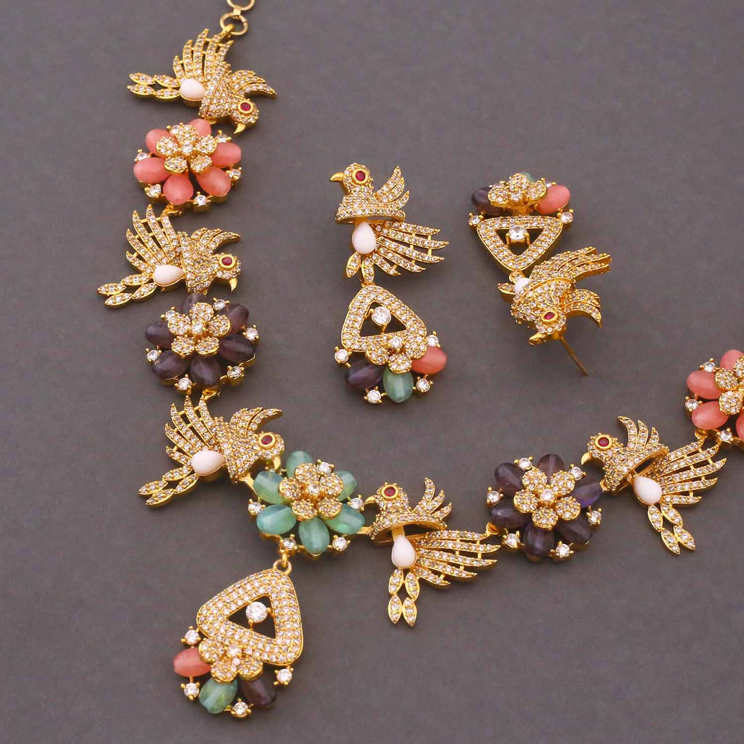 Multicolor Vionnet Victorian Jewellery Set - New Arrival