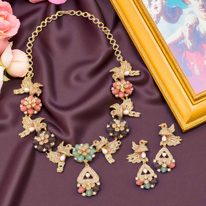Multicolor Vionnet Victorian Jewellery Set - New Arrival