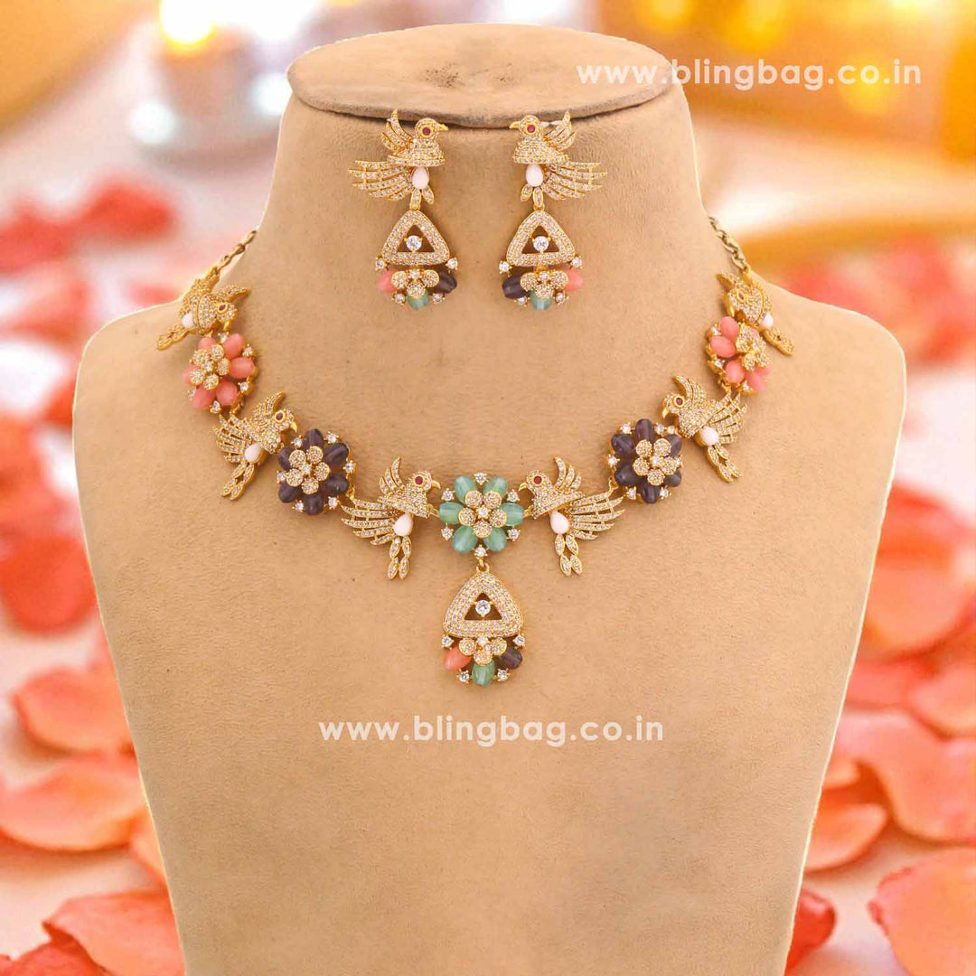 Multicolor Vionnet Victorian Jewellery Set - New Arrival