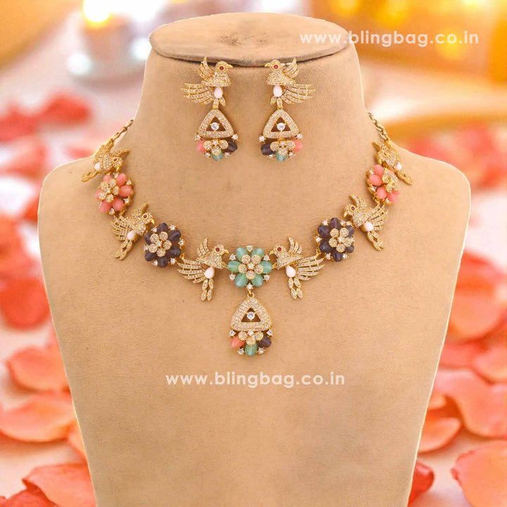 Multicolor Vionnet Victorian Jewellery Set - New Arrival