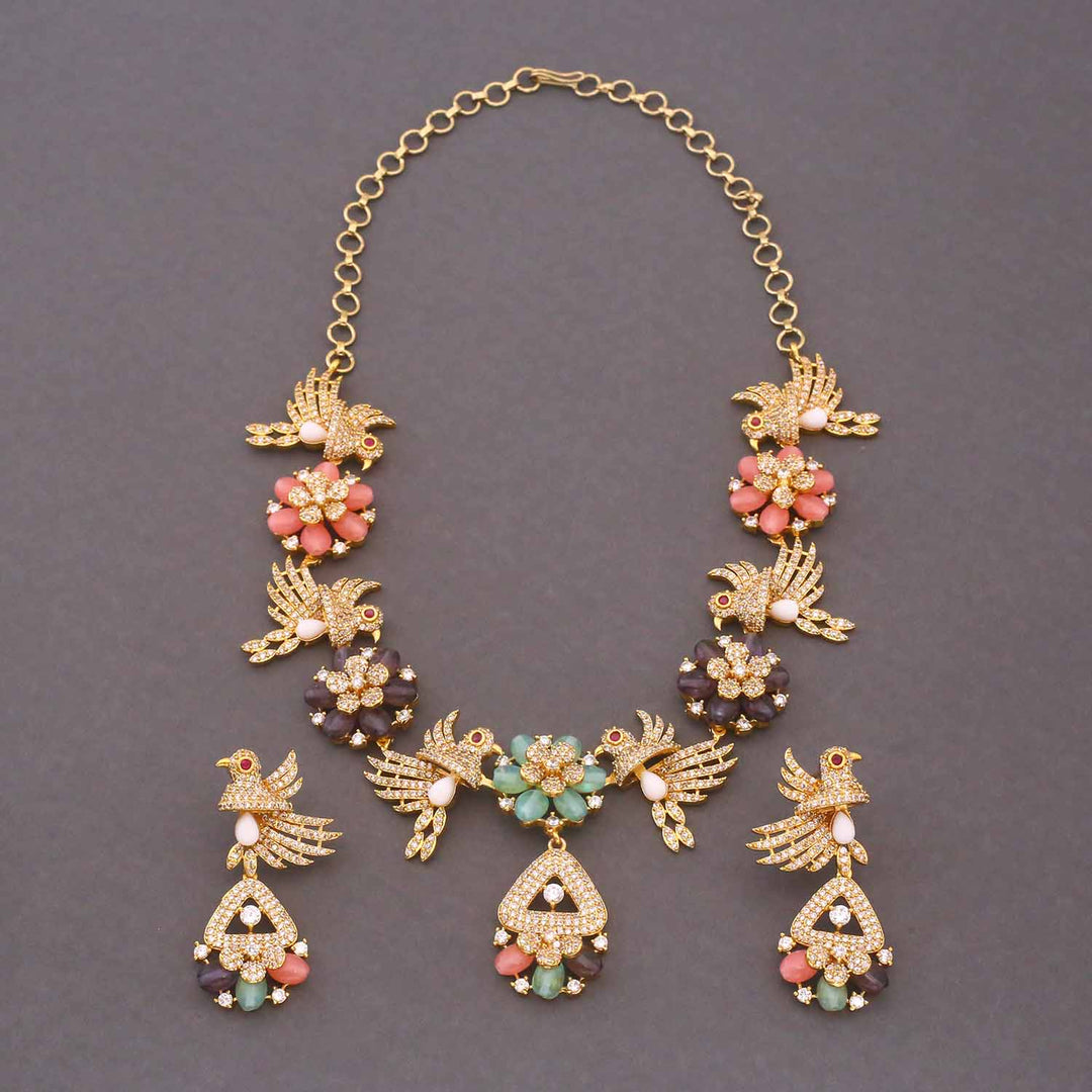 Multicolor Vionnet Victorian Jewellery Set - New Arrival