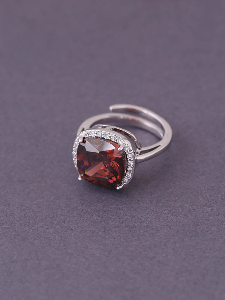 Wine Aggeliki Adjustable Ring