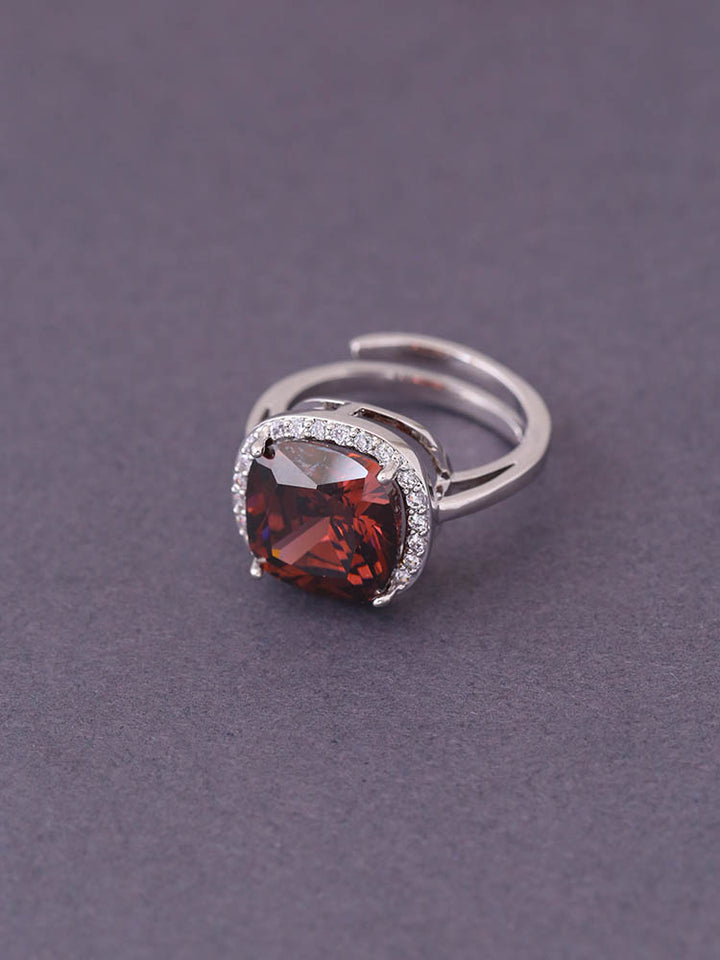 Wine Aggeliki Adjustable Ring