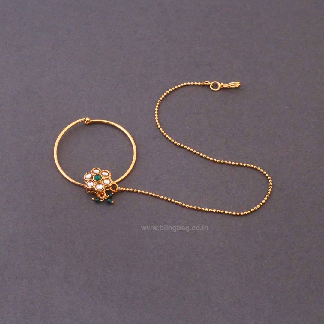 Emerald Usjha Bridal Jewellery Set