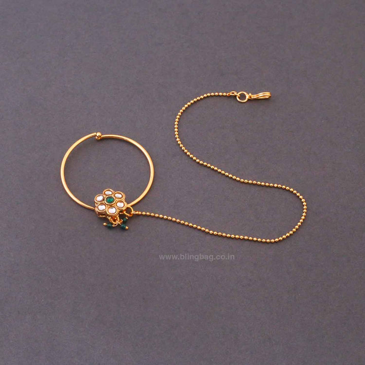 Emerald Usjha Bridal Jewellery Set