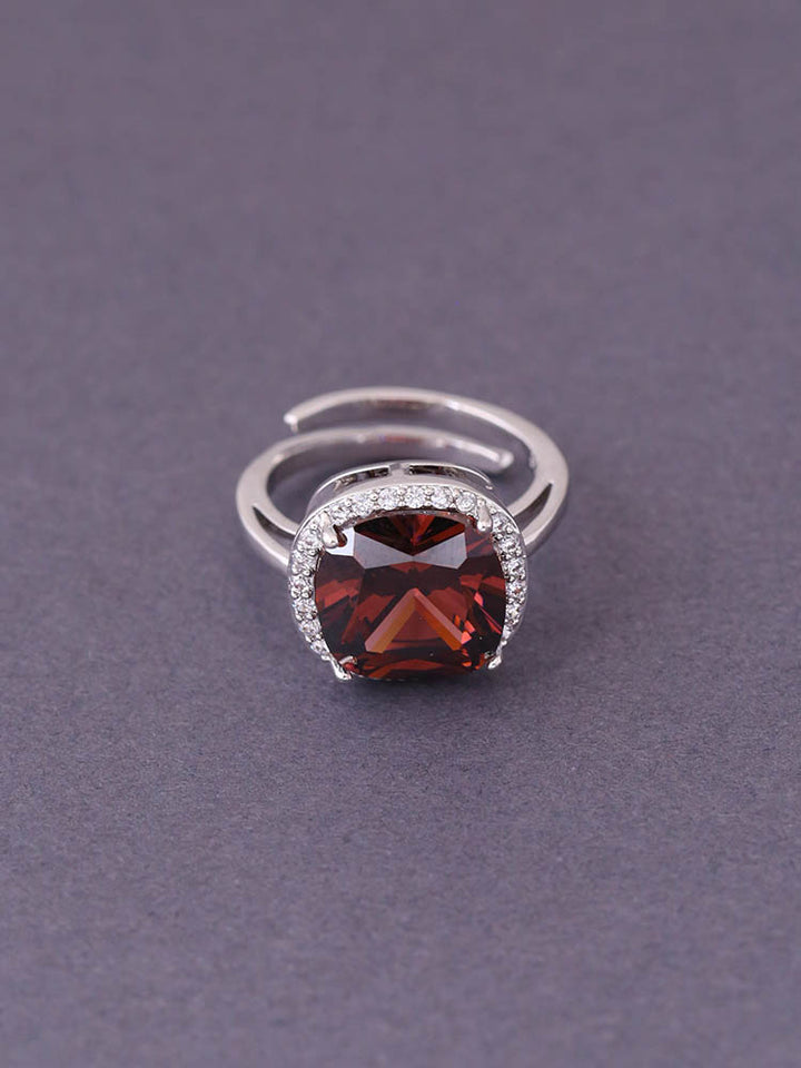 Wine Aggeliki Adjustable Ring