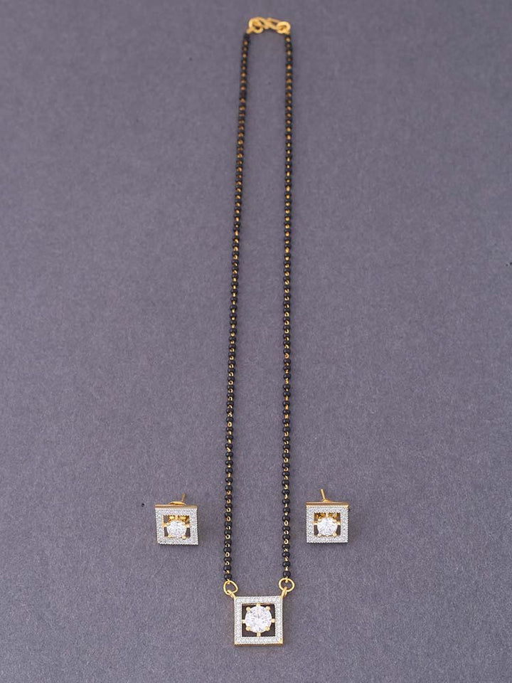Golden Alizee Mangalsutra Set