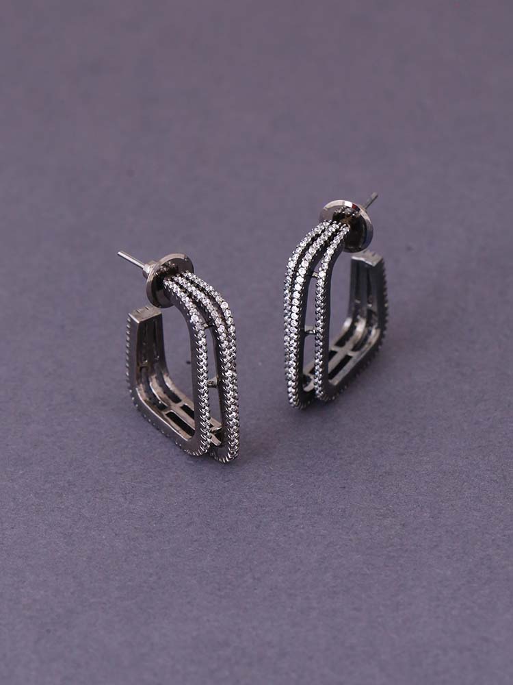 Antique Elle Zirconia Hoops