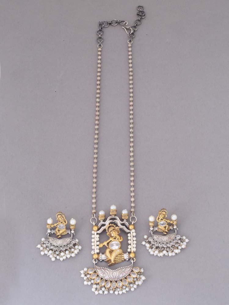 Antique Gajendra Jewellery Set