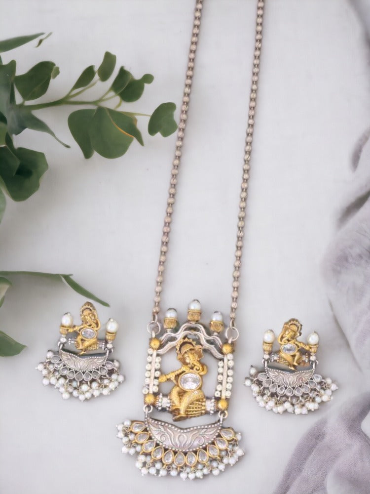 Antique Gajendra Jewellery Set