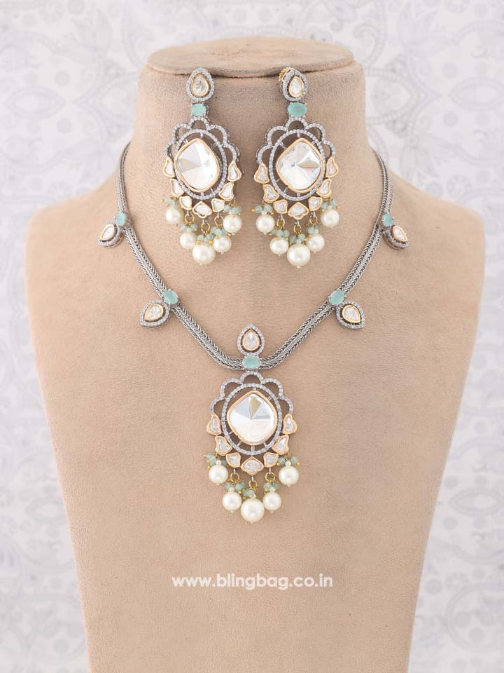 Antique Mint Catherine Zirconia Jewellery Set - EOSS