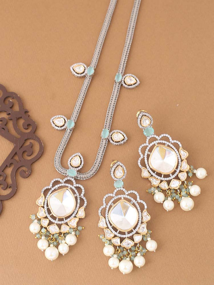 Antique Mint Catherine Zirconia Jewellery Set - EOSS