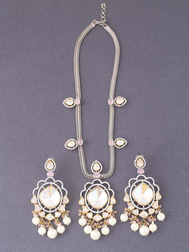 Antique Lilac Catherine Zirconia Jewellery Set - EOSS