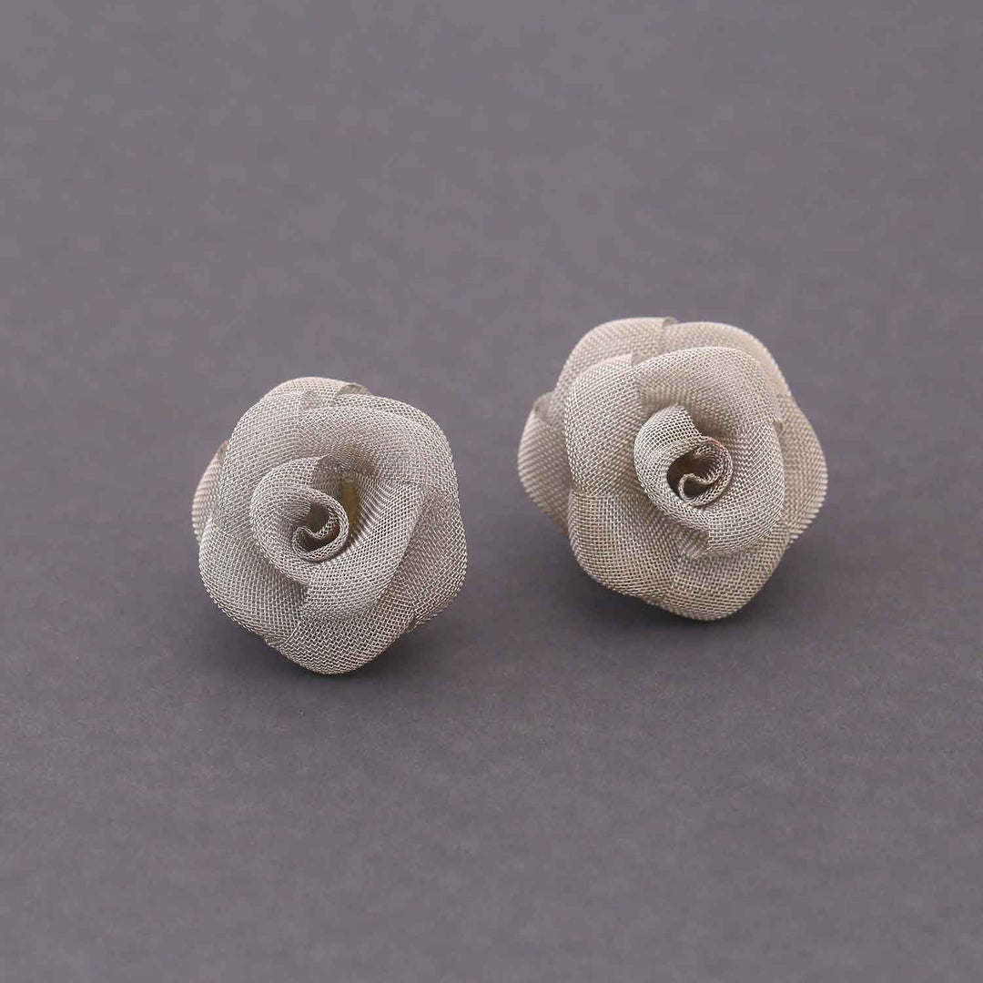Antique Luiserose Oxidised Studs