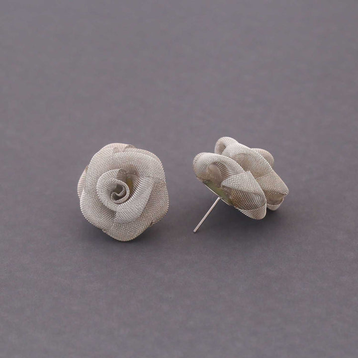 Antique Luiserose Oxidised Studs