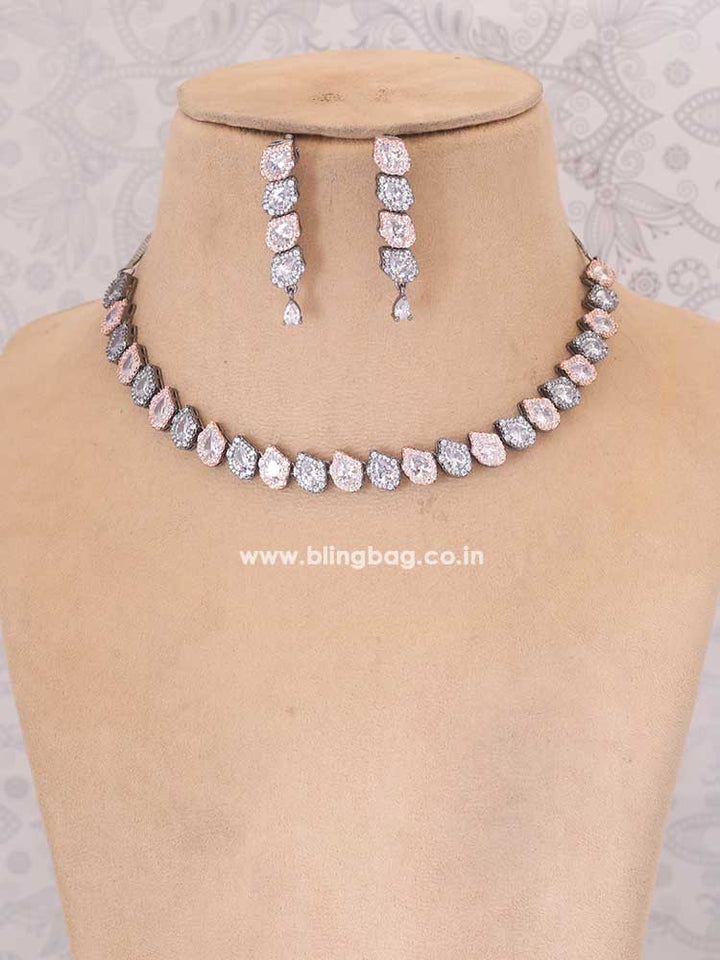 Antique Moana Zirconia Jewellery Set