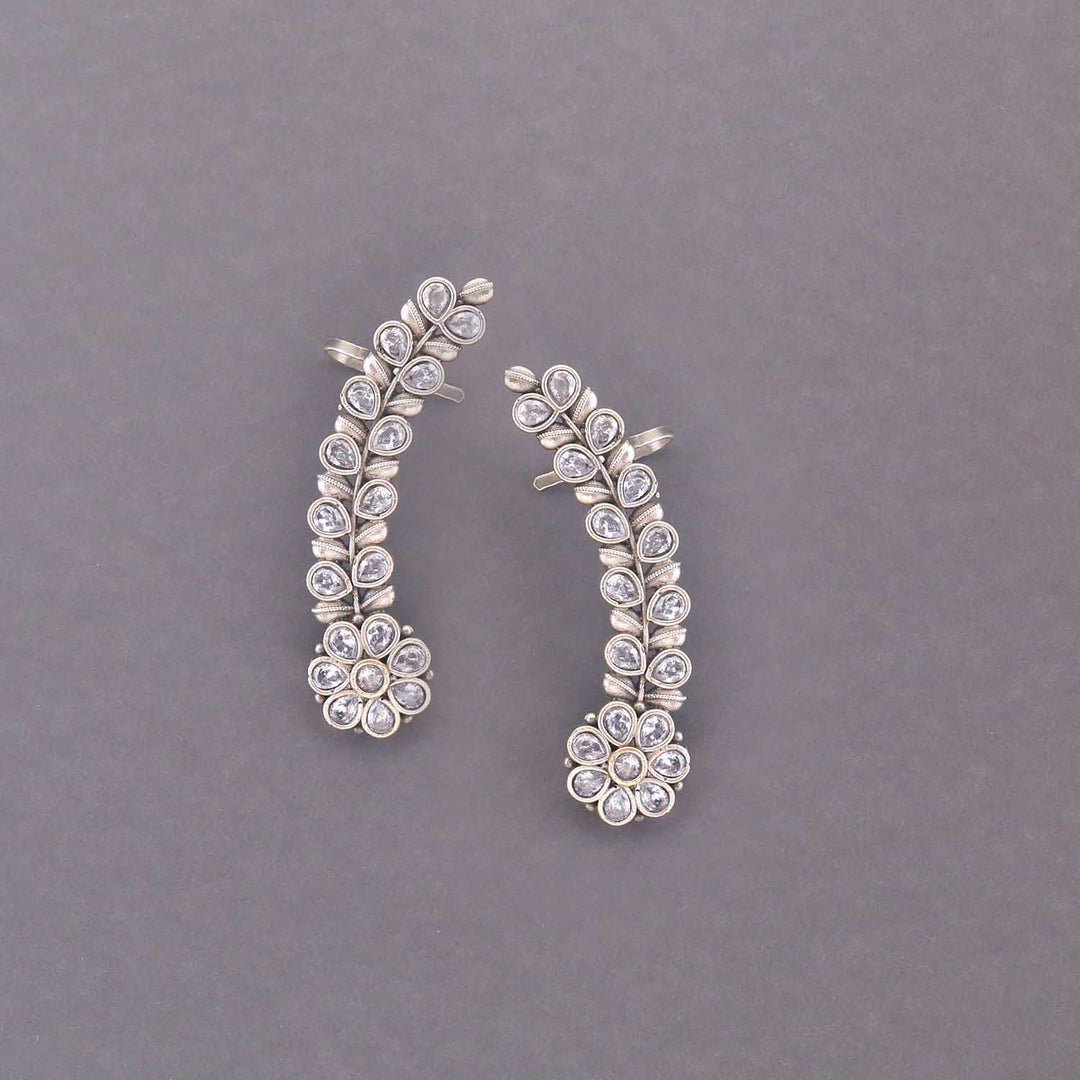 Antique Usika Oxidised Studs