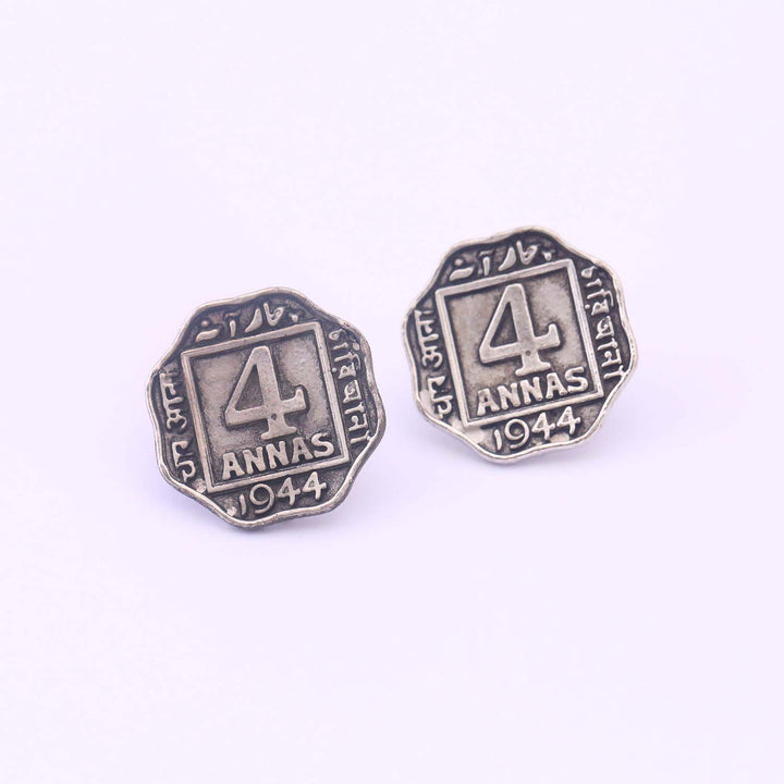 Antique Vriha Oxidised Studs