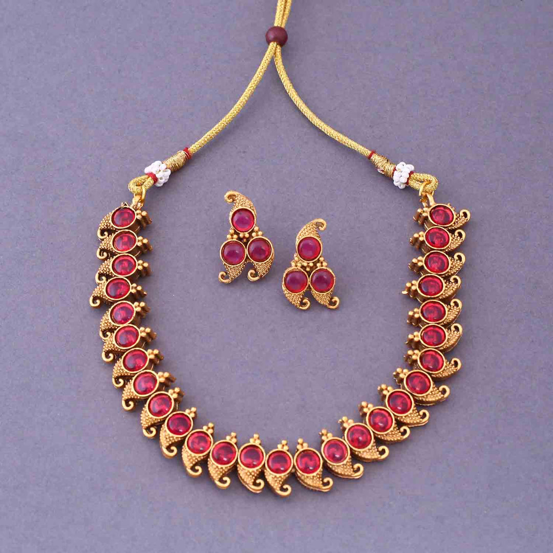 Asthuni Reversible Antique Jewellery Set - New Arrival