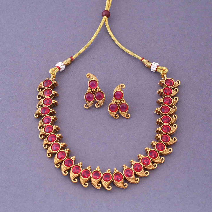 Asthuni Reversible Antique Jewellery Set - New Arrival