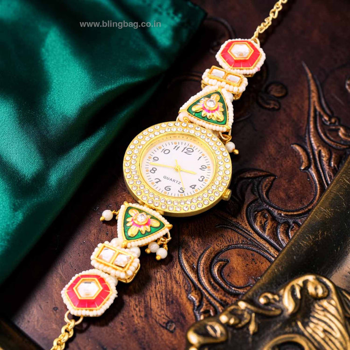 BlingBag Aaishree Adjustable Bracelet Watch