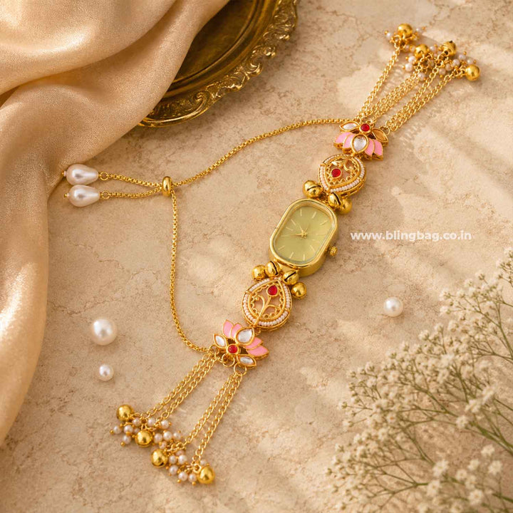 BlingBag Blush Navrani Kashmiri Watch
