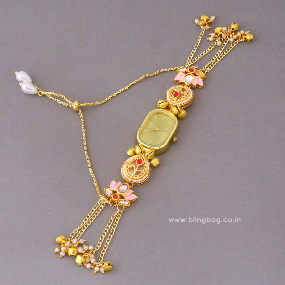 BlingBag Blush Navrani Kashmiri Watch