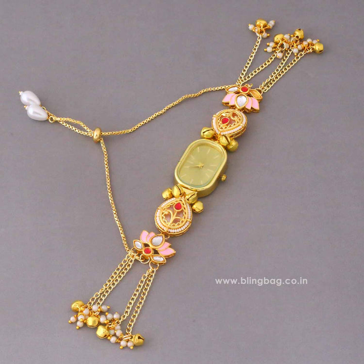 BlingBag Blush Navrani Kashmiri Watch