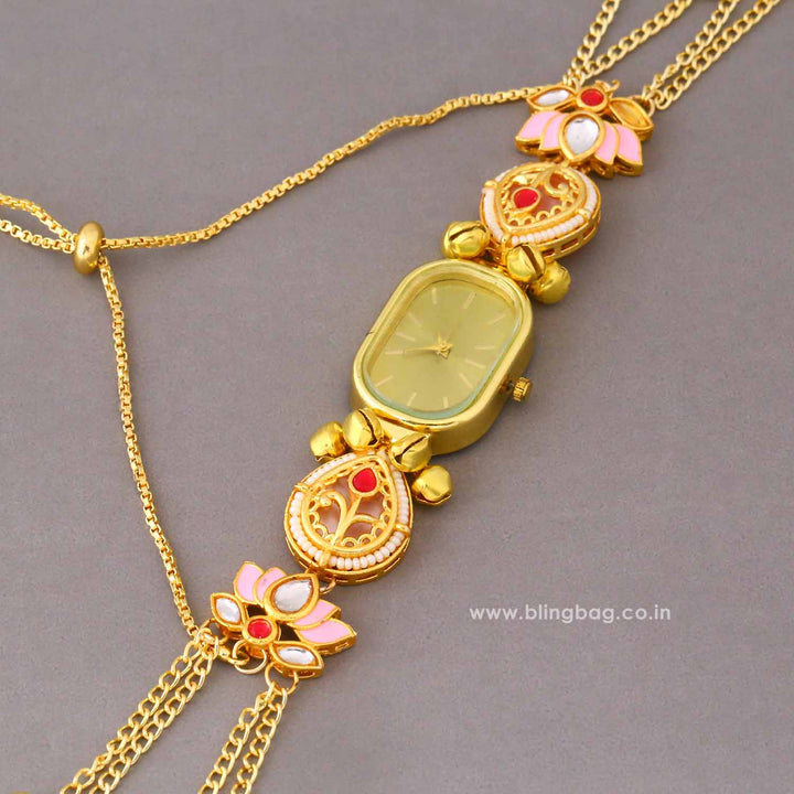 BlingBag Blush Navrani Kashmiri Watch