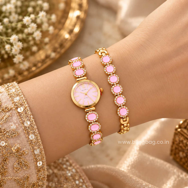BlingBag Blush Vairini Bracelet Watch