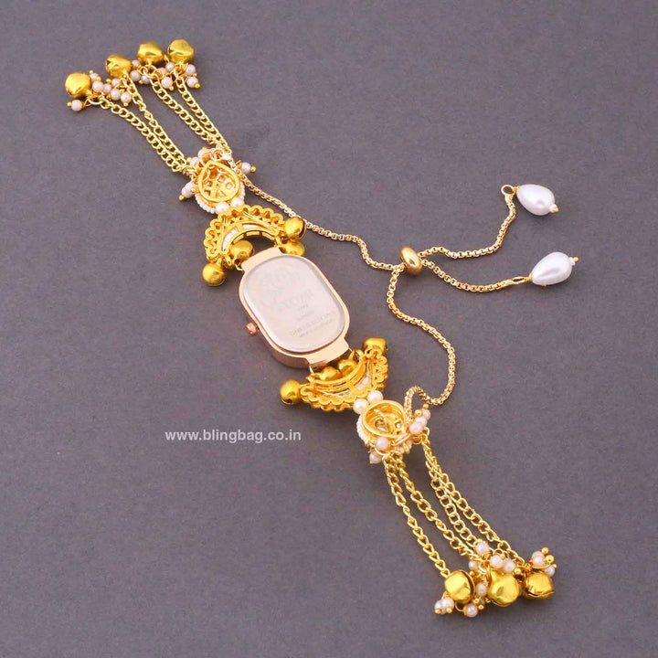 BlingBag Emerald Navrani Adjustable Bracelet Watch