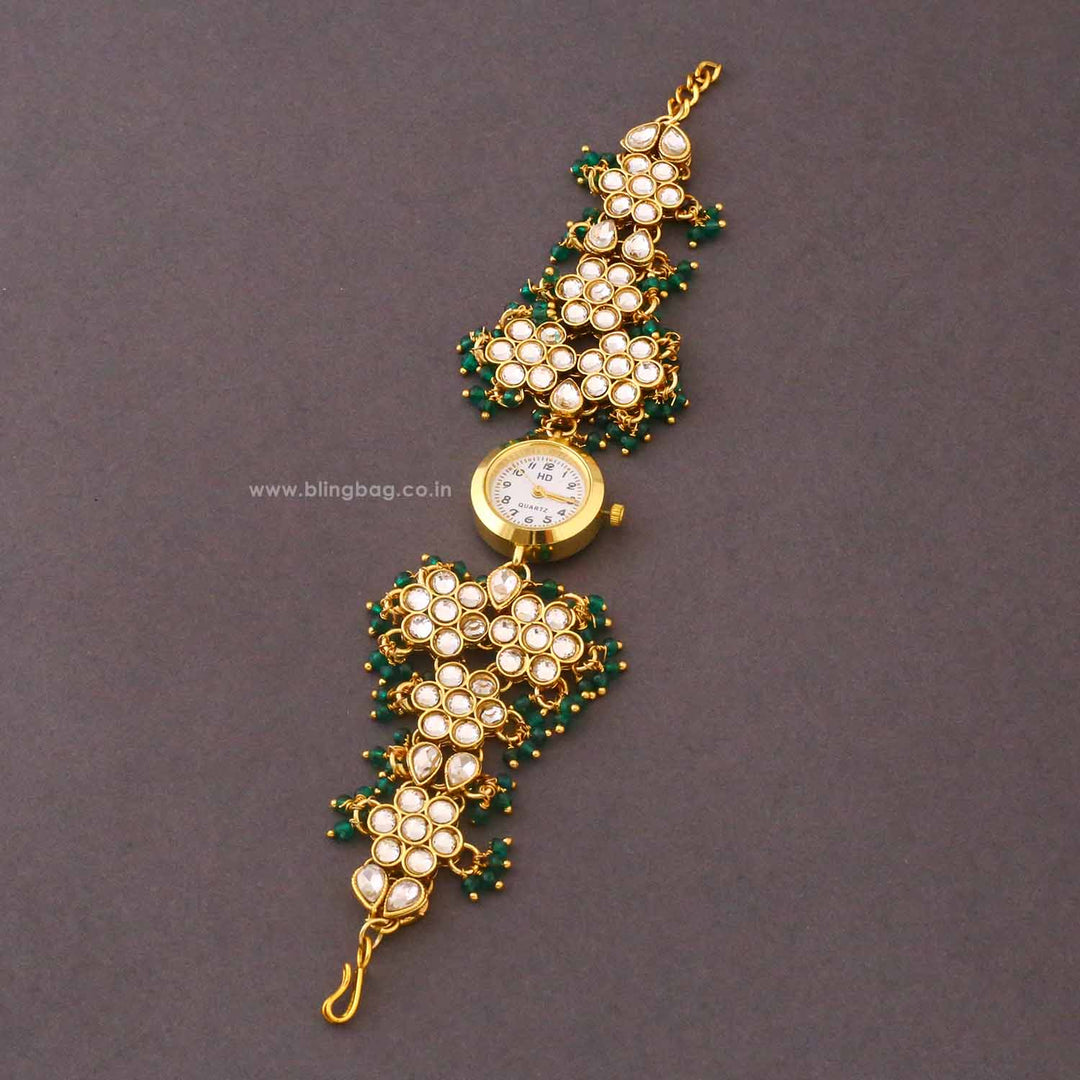 BlingBag Emerald Sajyana Kashmiri Watch