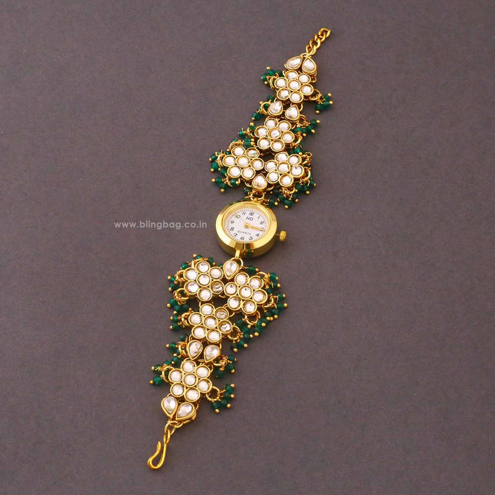 BlingBag Emerald Sajyana Kashmiri Watch