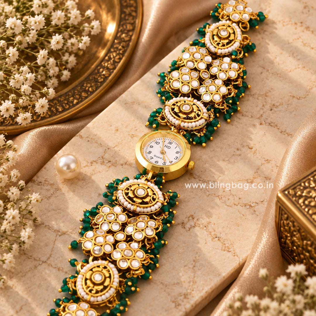 BlingBag Emerald Shivansh Kashmiri Watch