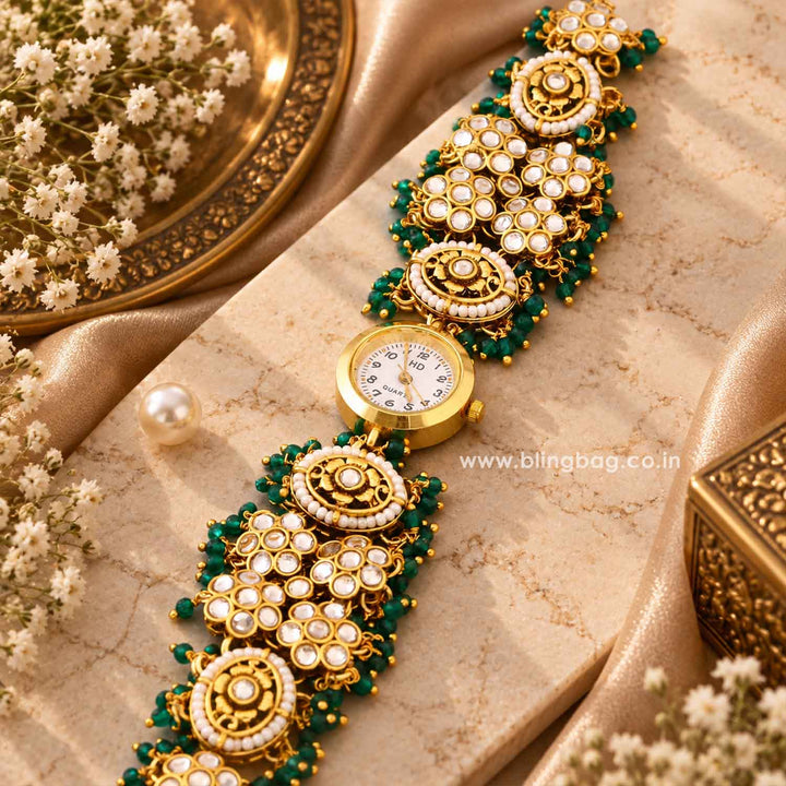 BlingBag Emerald Shivansh Kashmiri Watch