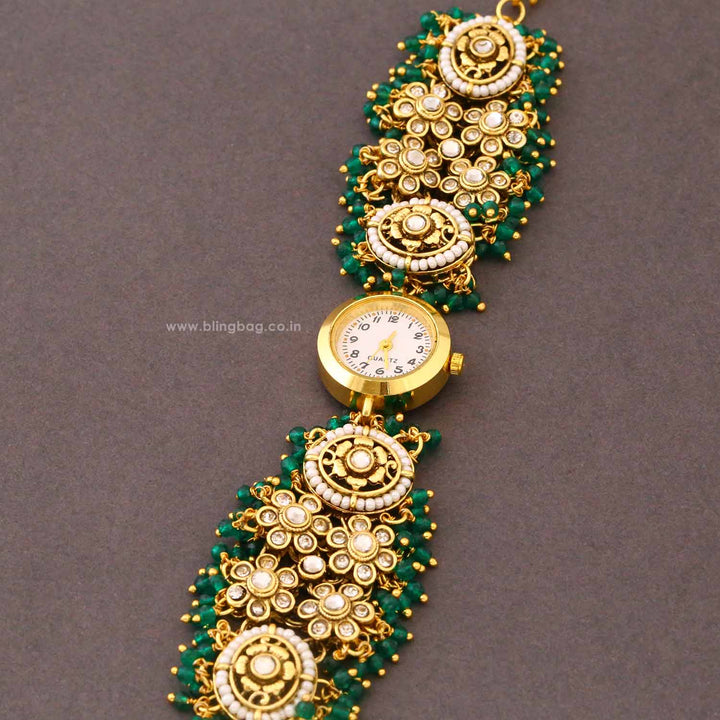 BlingBag Emerald Tarisaa Kashmiri Watch