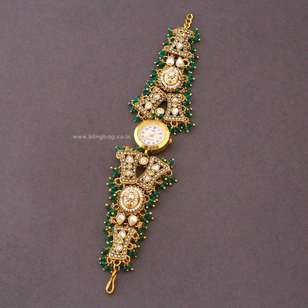 BlingBag Emerald Tyani Kashmiri Watch