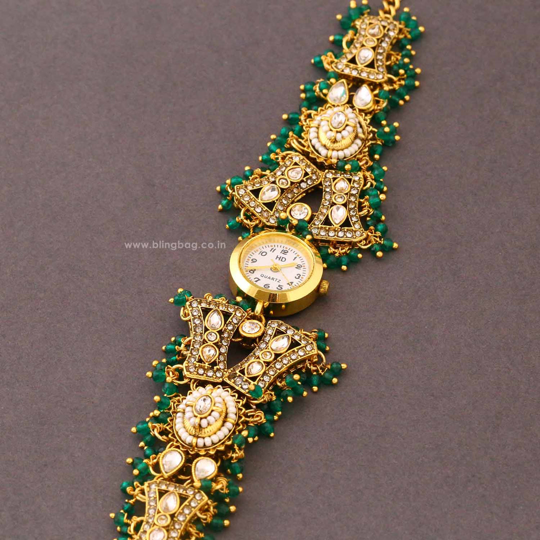 BlingBag Emerald Tyani Kashmiri Watch