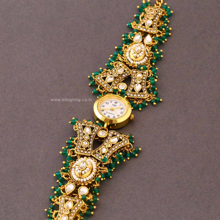 BlingBag Emerald Tyani Kashmiri Watch