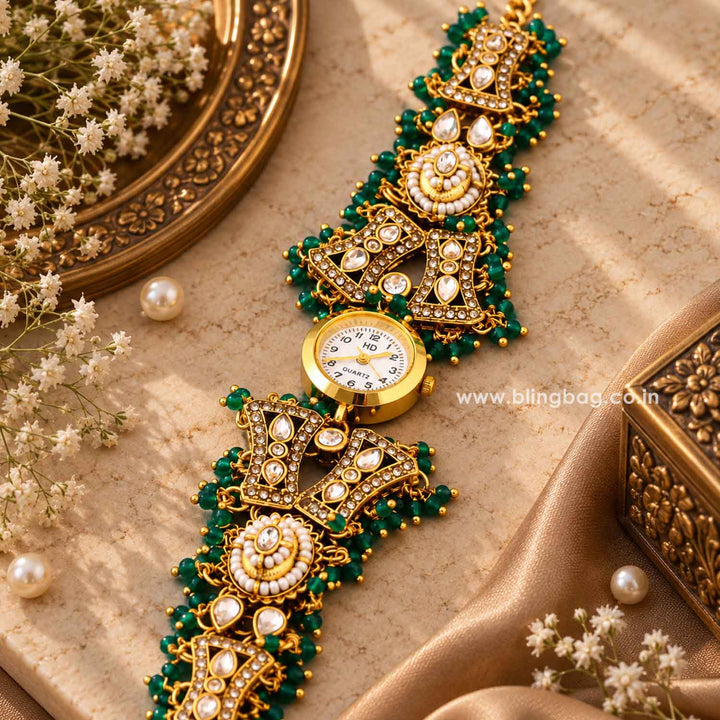 BlingBag Emerald Tyani Kashmiri Watch