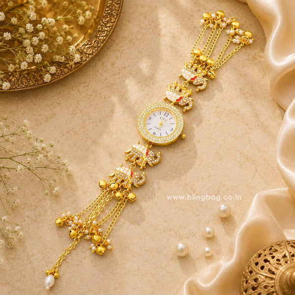 BlingBag Golden Gauri Kashmiri Watch