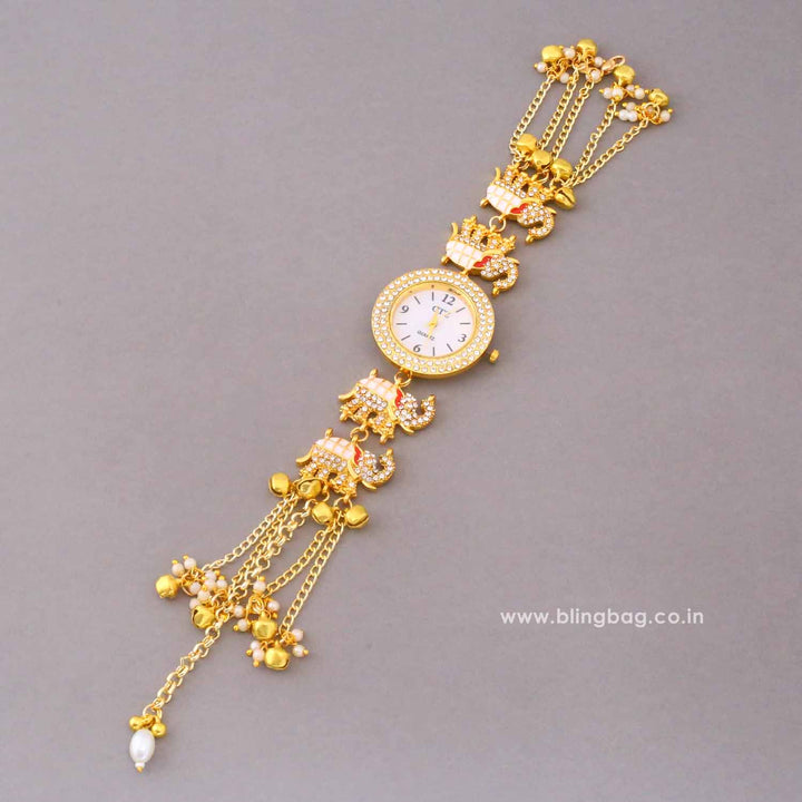 BlingBag Golden Gauri Kashmiri Watch