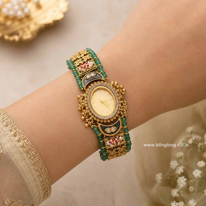 BlingBag Golden Ishitaani Heritage Watch -  II