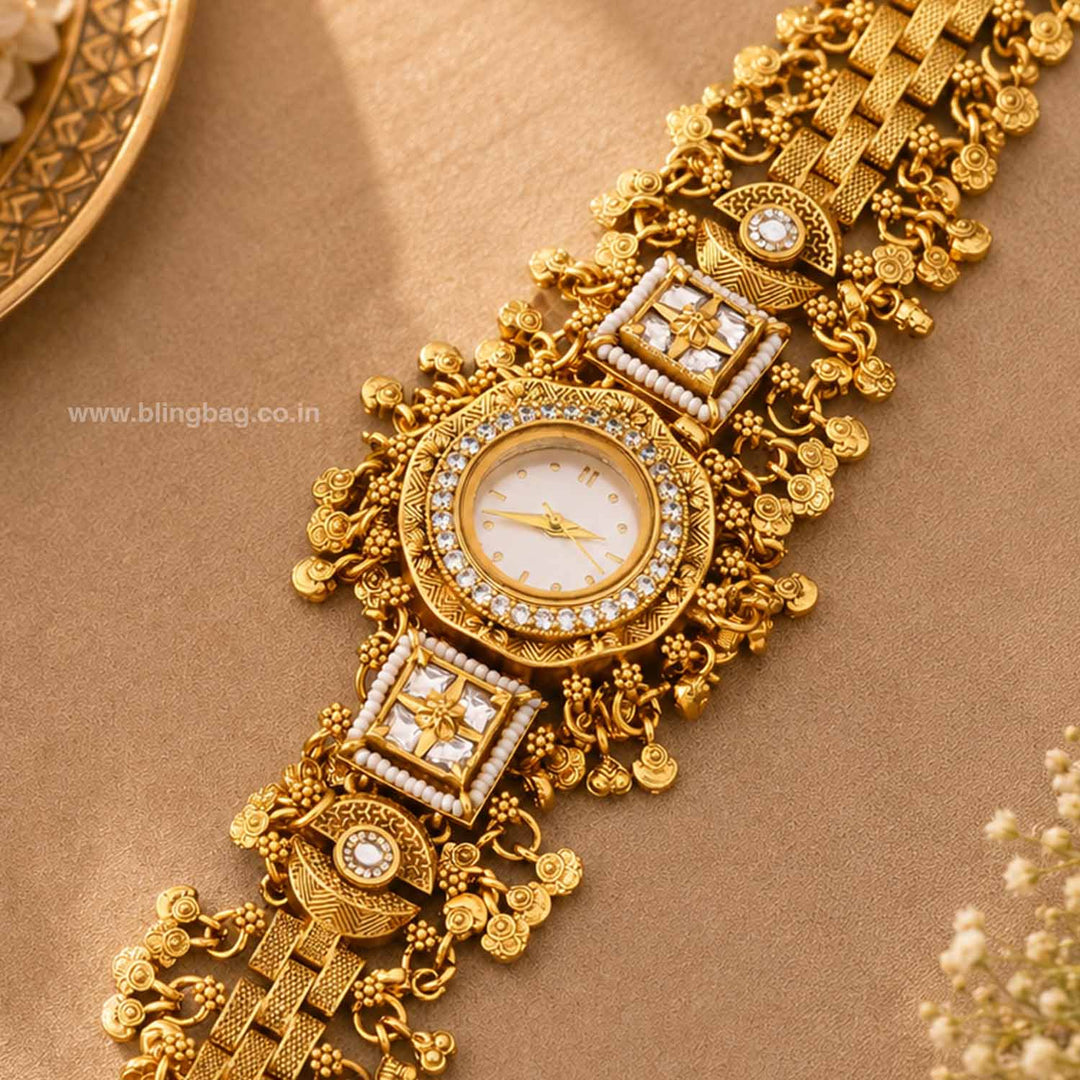 BlingBag Golden Ishitaini Heritage Watch