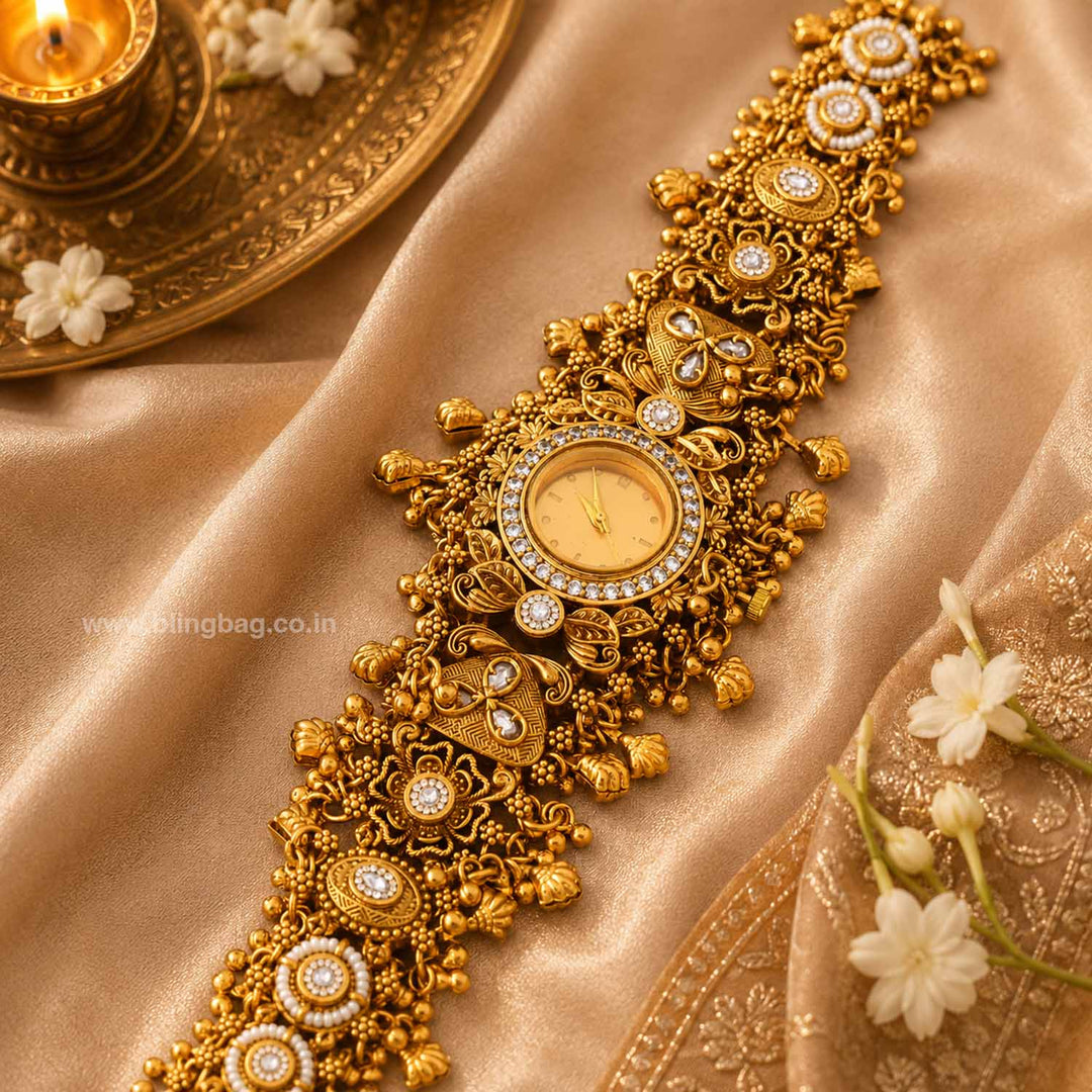 BlingBag Golden Ishitaita Heritage Watch-I