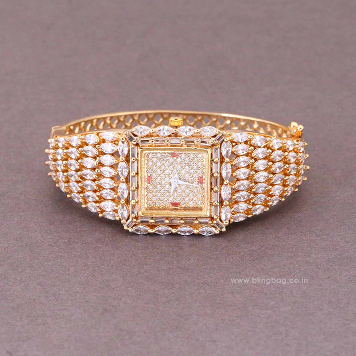 BlingBag Golden Juliaa Zirconia Watch