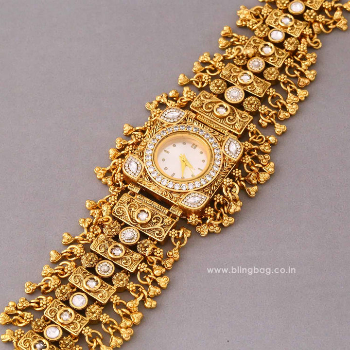 BlingBag Golden Kiaraani Heritage Watch